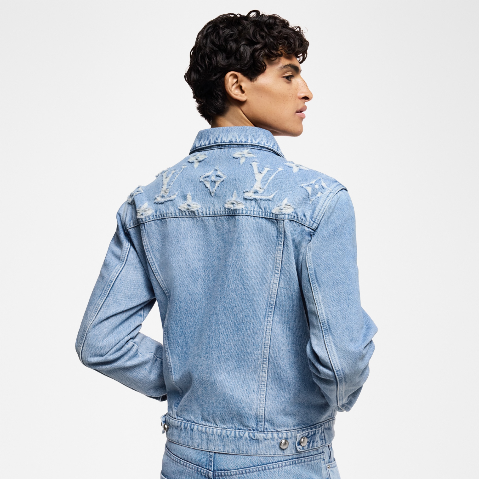 Denim Trucker Jacket - Ready-to-Wear 1AGINF | LOUIS VUITTON